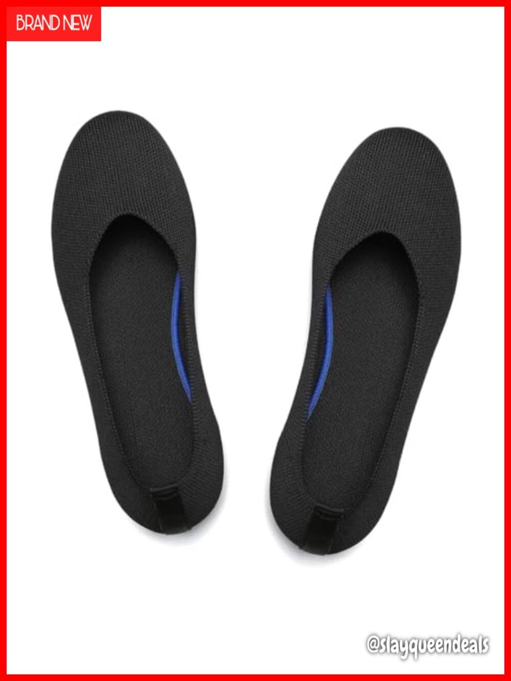 Knit Ballet Flats Round Toe Slip On Casual Dressy Women's Shoes